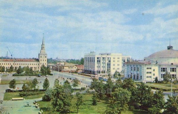 Площадь Труда. Ярославль, 1973 год