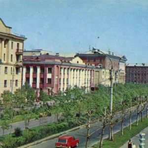 the VI Avenue Lenin. Yaroslavl, 1973