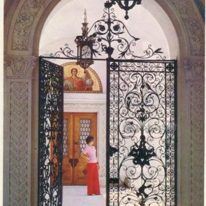 Gates Italian courtyard. Livadia Palace, 1978