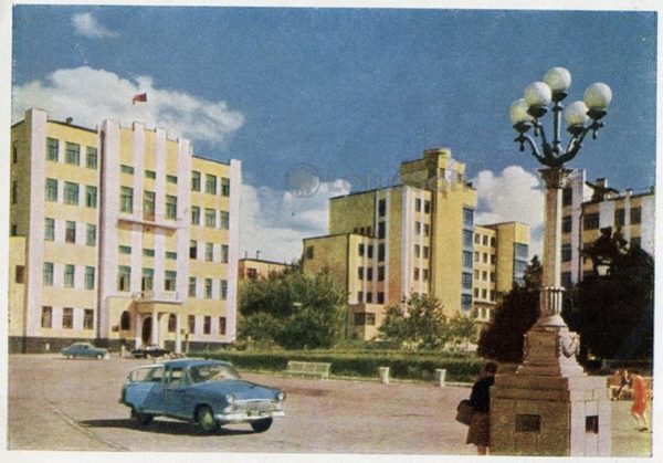 Площадь Чапаева. Куйбышев, 1964 год