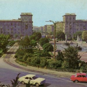 Площадь имени С.С Сандаряна. Ереван, 1983 год