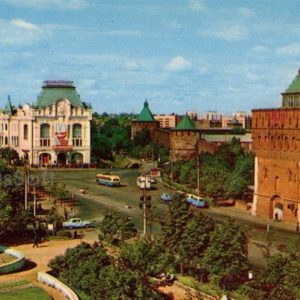 Minin and Pozharsky Square. Nizhny Novgorod, Gorky), 1970
