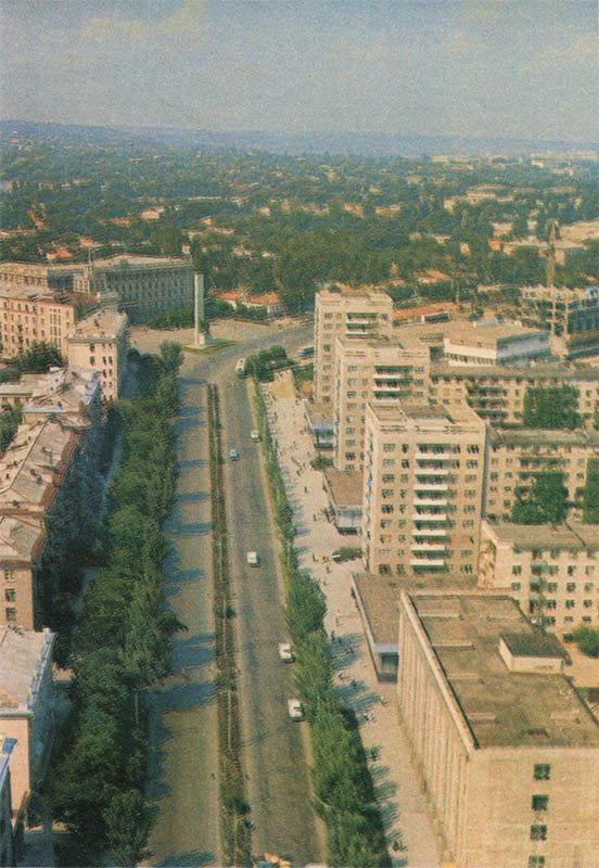 Бульвар Негруцци. Кишинев (1974 год)