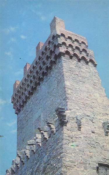 Генуэзская крепость. Башня Константина. Феодосия, 1981 год