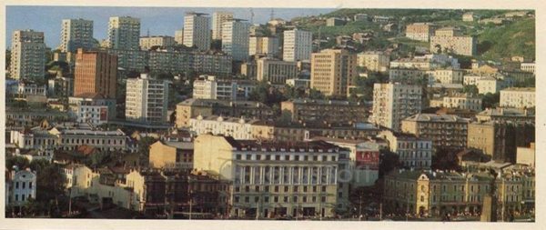 Центр города. Владивосток, 1981 год