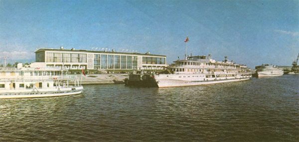 Казанский речной порт. Казань, 1977 год