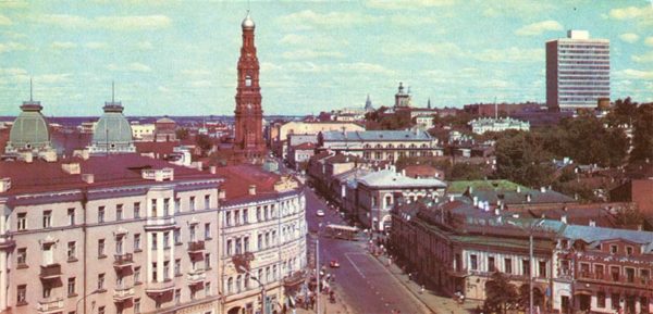 Вид на город Казань, 1977 год