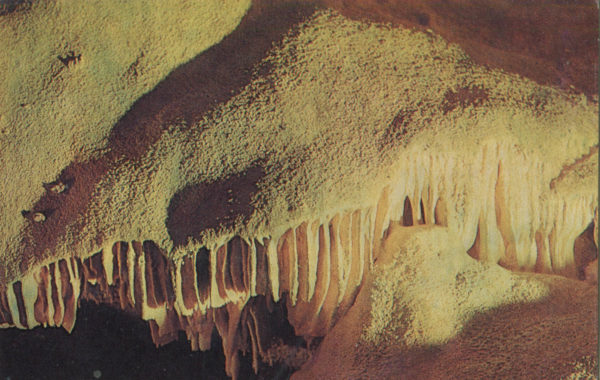 Кораллитовая пещера над Глиняным залом. Ново-Афонская пещера, 1980 год