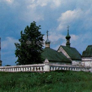 Архитектурный ансамбль Борисо-Глебского монастыря. Суздаль, 1983 год