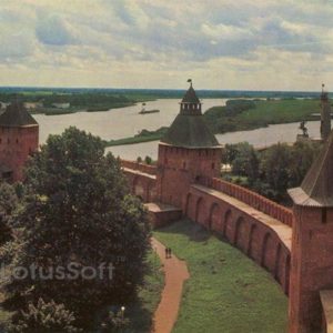 citadel wall. Nowogrod, 1982