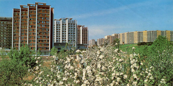 Улица Карбышева. Минск, 1983 год