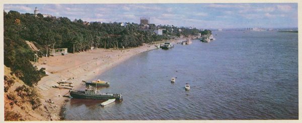 Пляж. Хабаровск, 1975 год