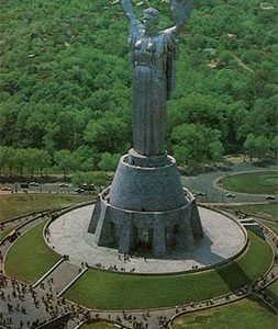 The memorial complex “Ukarainsky State Museum of the Great Patriotic War.” Kiev, 1982