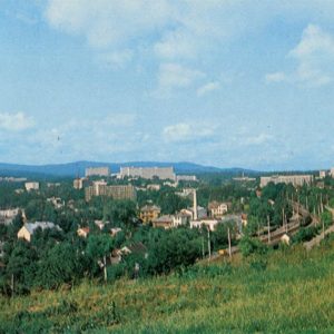 Вид на город. Трускавец, 1982 год