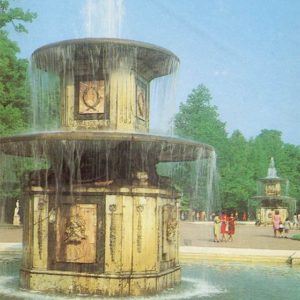 Roman fountains. Peterhof, 1986