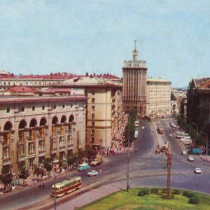 Площадь Розы Люксембург. Харьков, 1974 год