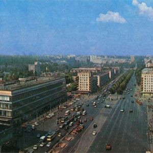 Гостиница “Лыбедь” на площади Победы. Киев, 1979 год