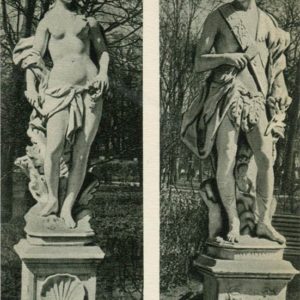 Statues “Aurora” and “Noon”. Summer garden, 1969