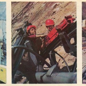 Work at the portal of the Baikal tunnel. ASB, 1978
