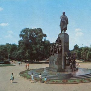 Памятник Т.Г. Шевченко. Харьков, 1971 год