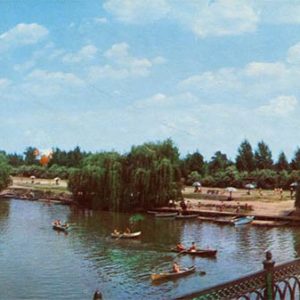 Zhuravlevsky water park. Kharkov, 1971