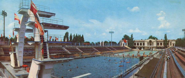 Плавательный бассейн “Динамо”. Харьков, 1971 год