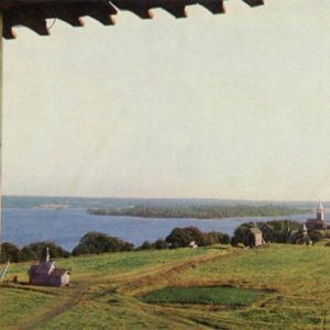 Вид на южную часть острова Кижи, 1970 год