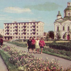 Октябрьская площадь. Тамбов, 1967 год