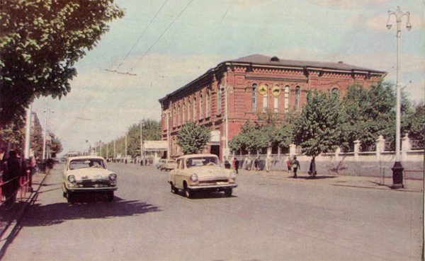 Областная библиотека им.  А.С. Пушкина. Тамбов, 1967 год