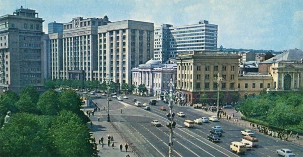 Проспект Маркса. Москва, 1977 год