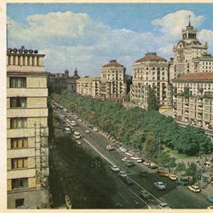 Крещатик. Киев, 1980 год