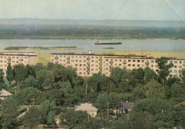 Поселок строителей Каневской ГЭС.  Канев, 1968 год