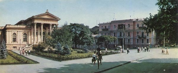 Odessa. The building of the Archaeological Museum. (1973)