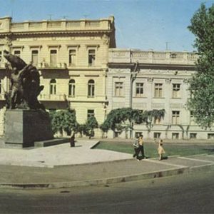 Одесса. Памятник “Восстание на броненосце Потемкин”. (1973)