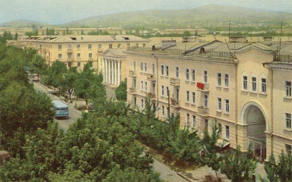 Проспект Лахути, Душанбе, 1960 год