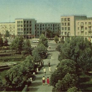 Площадь имени Путовского, Душанбе, 1960 год