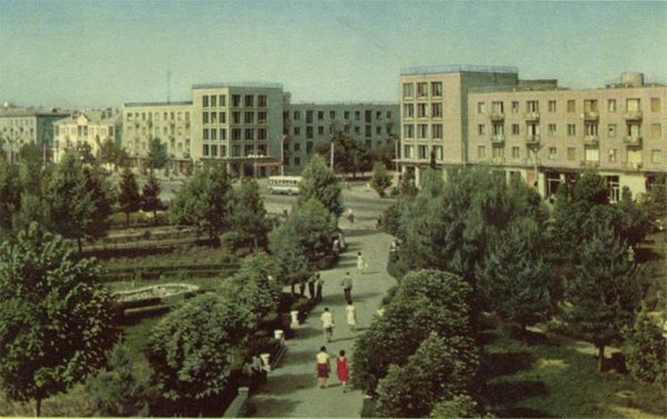 Площадь имени Путовского, Душанбе, 1960 год