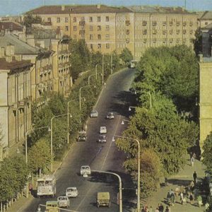 Sovetskaya Street, Kostroma, 1972