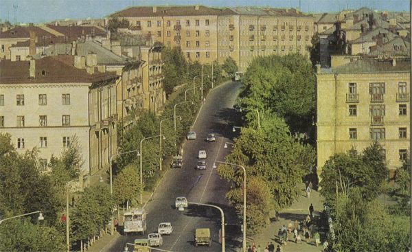 Sovetskaya Street, Kostroma, 1972