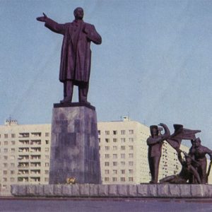 Памятник В.И. Ленину, Горький, 1976 год