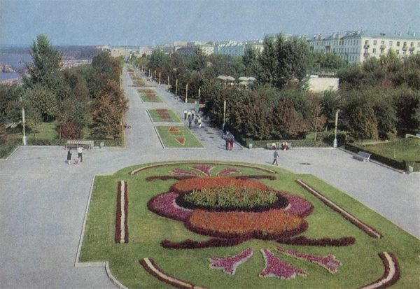 Набережная Волги, Куйбышев, 1976 год