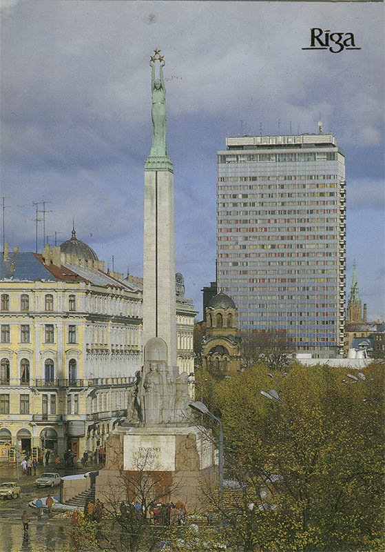 Freedom Monument, Riga, 1989