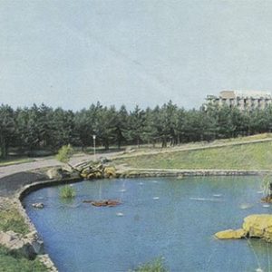 Пруды на территории парка им. 50 летия Октября ,Черкассы, 1973 год