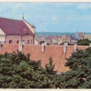 Вид на Старый город , Вильнюс, 1979 год