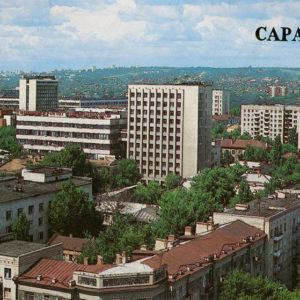 Панорама города, Саратов, 1986 год