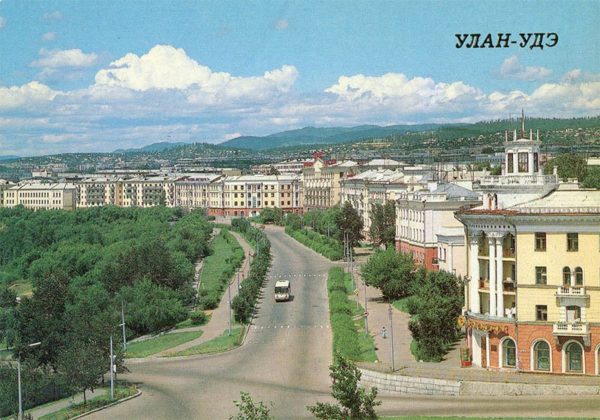Проспект Победы, Улан-Удэ, 1988 год