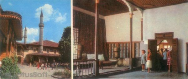 Бахчисарай. Историко-архитектруный музей. мечеть Хан-Джами, Посольский зал, 1984 год