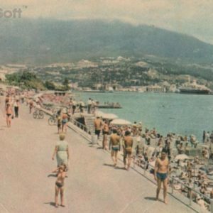 Yalta city beach, 1968