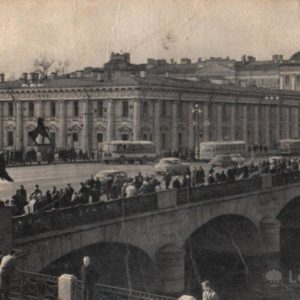 Ленинград, Аничков мост, 1968 год