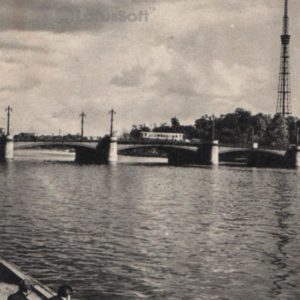 Leningrad, Ushakovsky Bridge, 1968